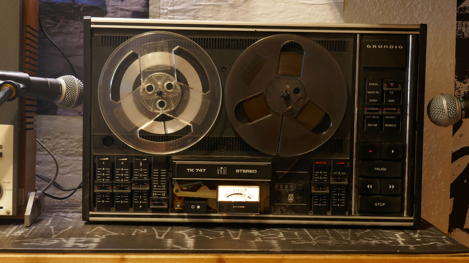 2023-07-19 Abspielen der Aufnahme vom 18.7. 'sand' auf 2 Spieluhren mit Tape (Audio)